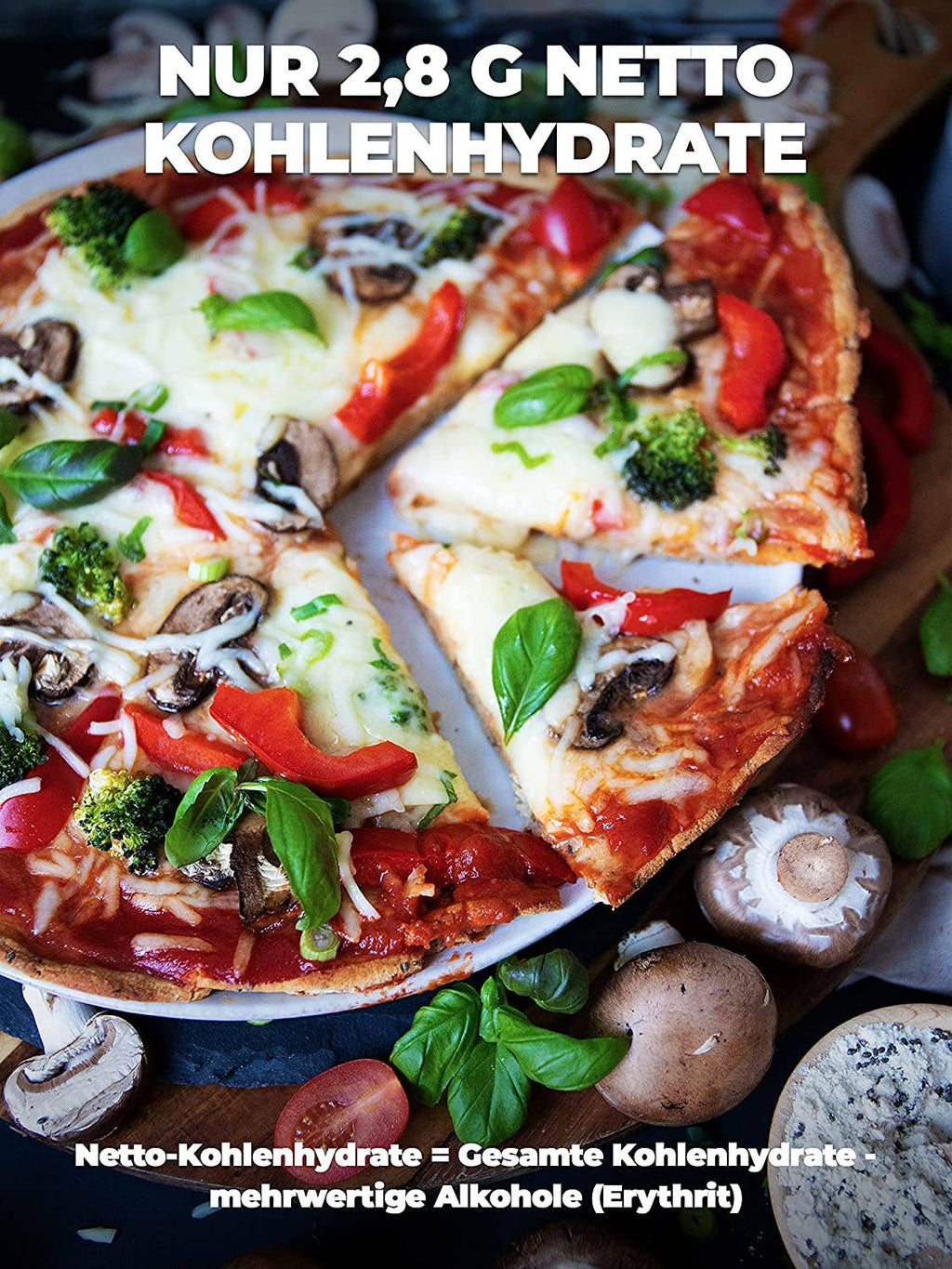 Mix per pizza keto a basso contenuto di carboidrati