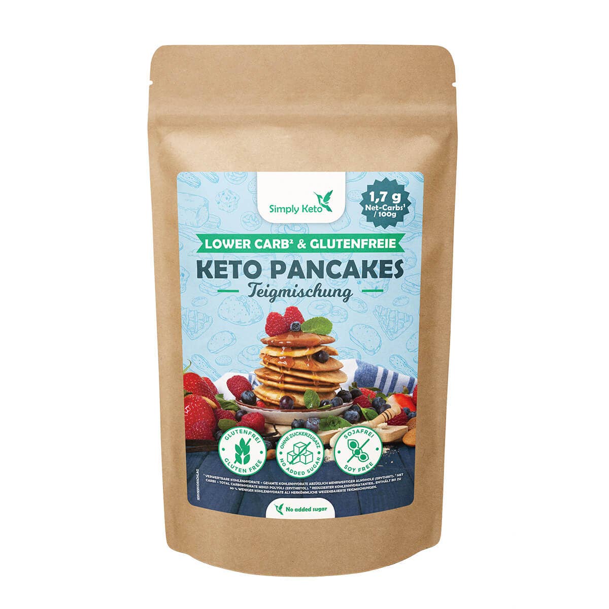 Mix per Pancake e Waffle a Basso Contenuto di Carboidrati