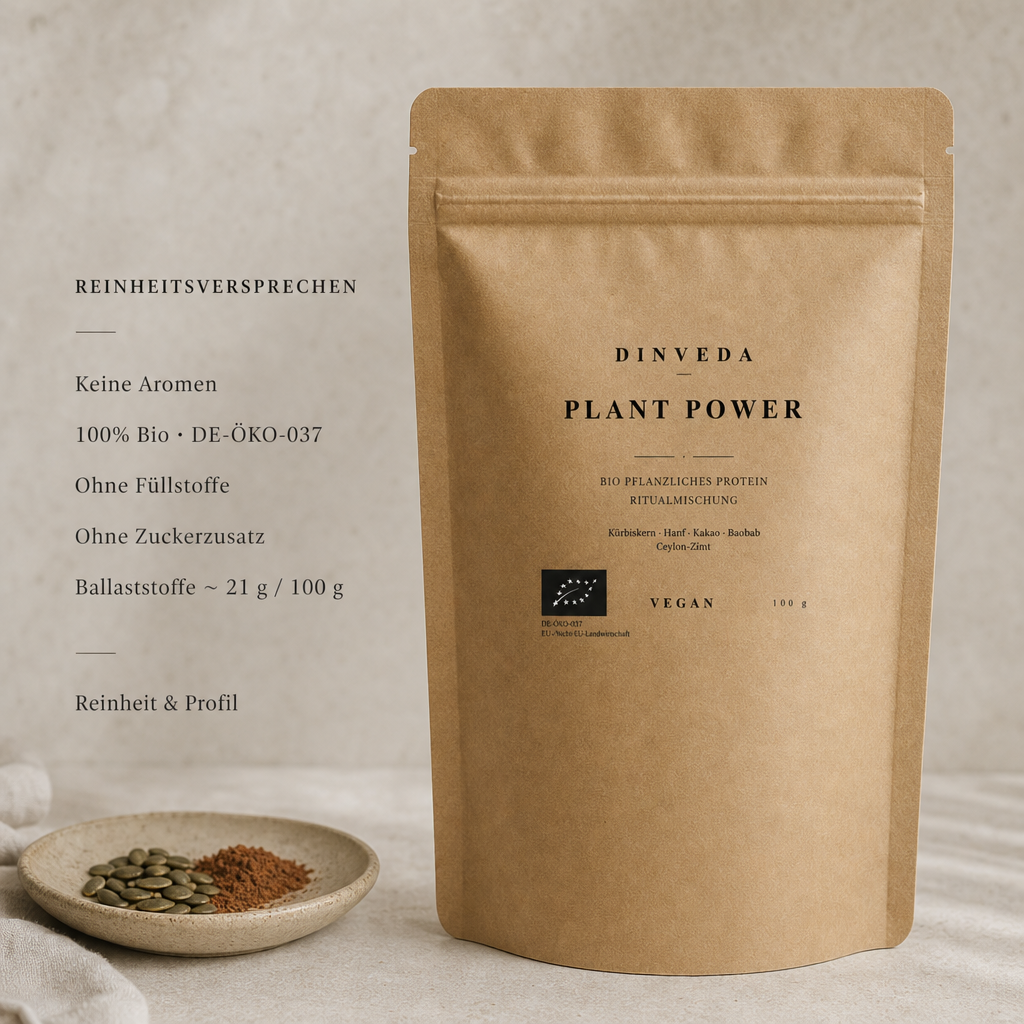 Plant Power – Miscela proteica biologica con proteine di semi di zucca, canapa e cacao