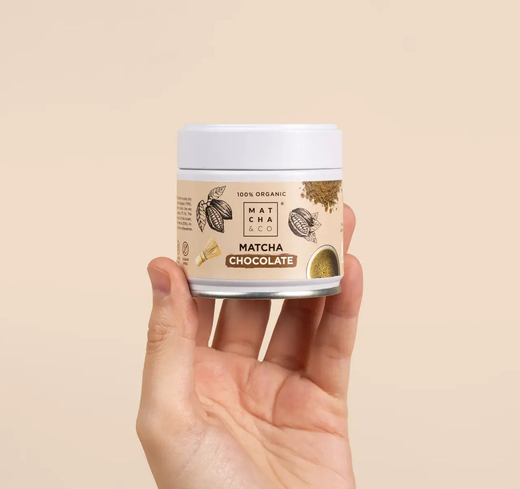 Cioccolato biologico al matcha: 80 grammi