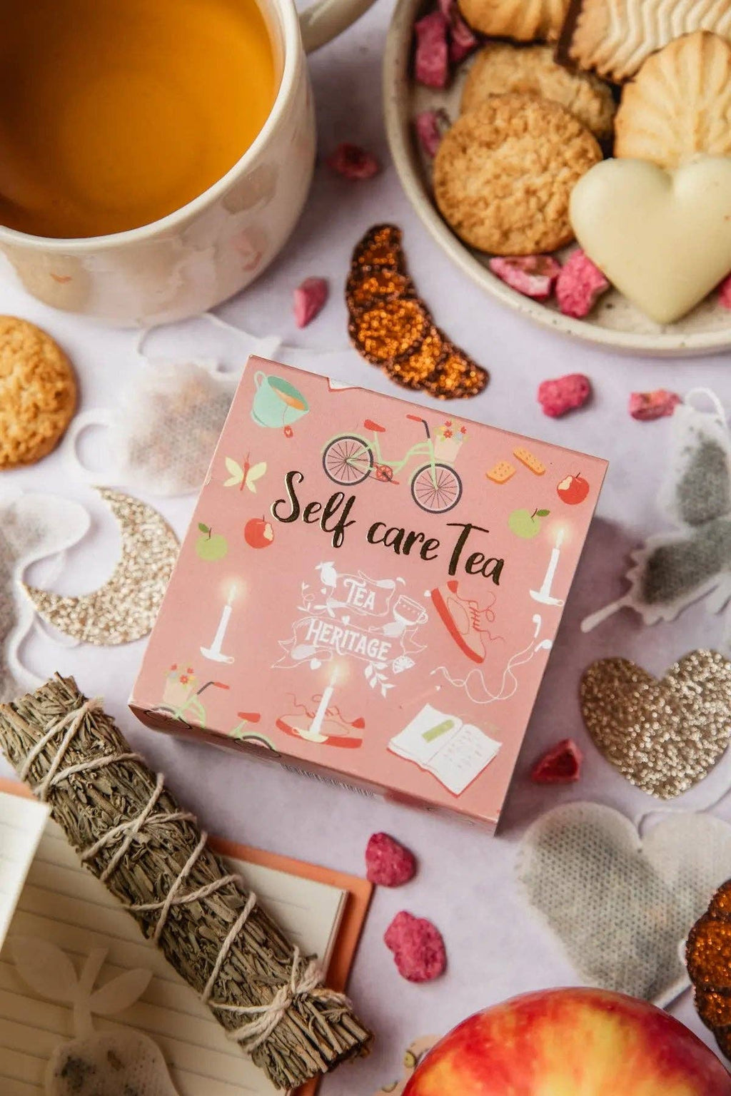 Cofanetto di Tè Self Care Tea – 10 Bustine a Forme Cocooning