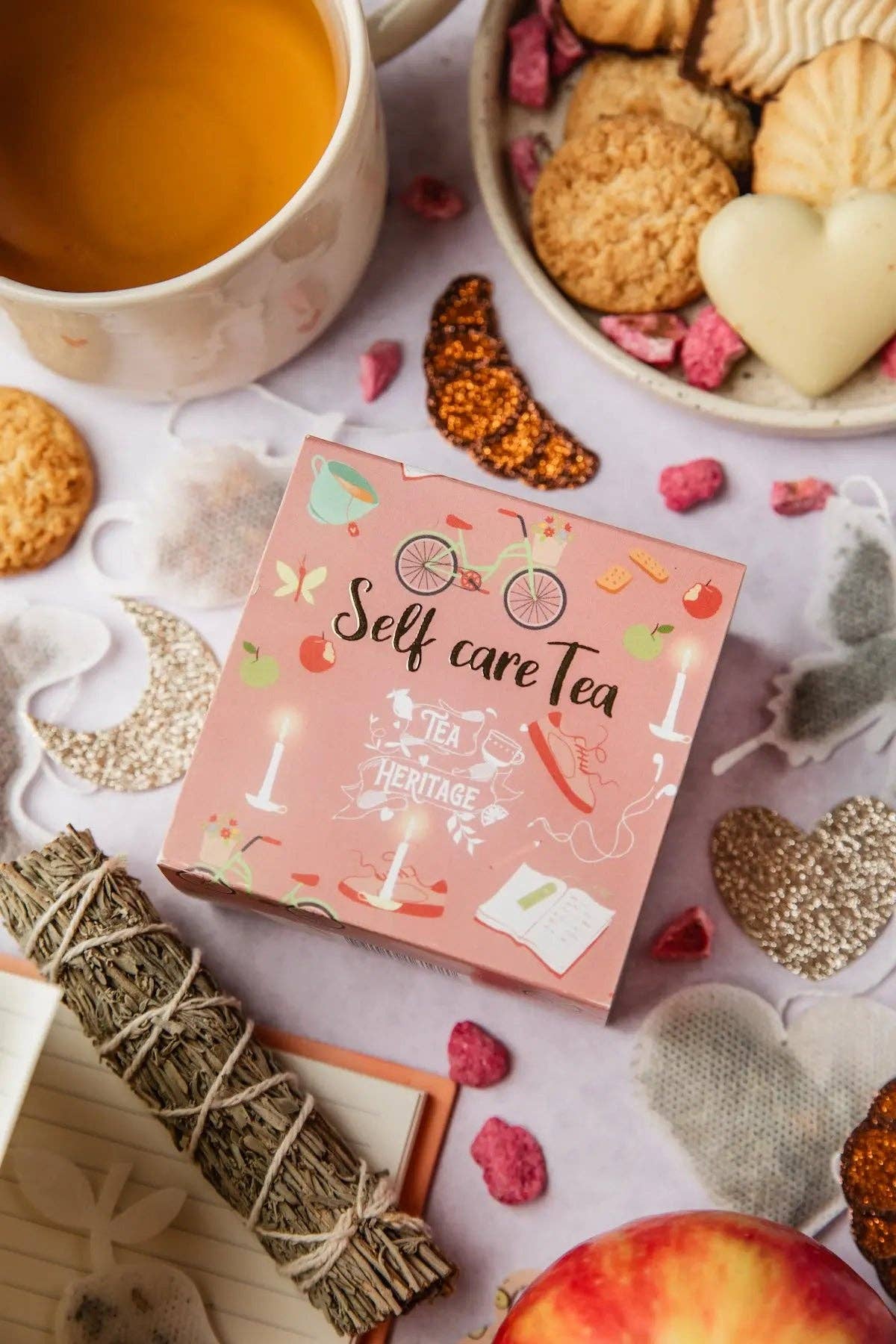 Cofanetto di Tè Self Care Tea – 10 Bustine a Forme Cocooning