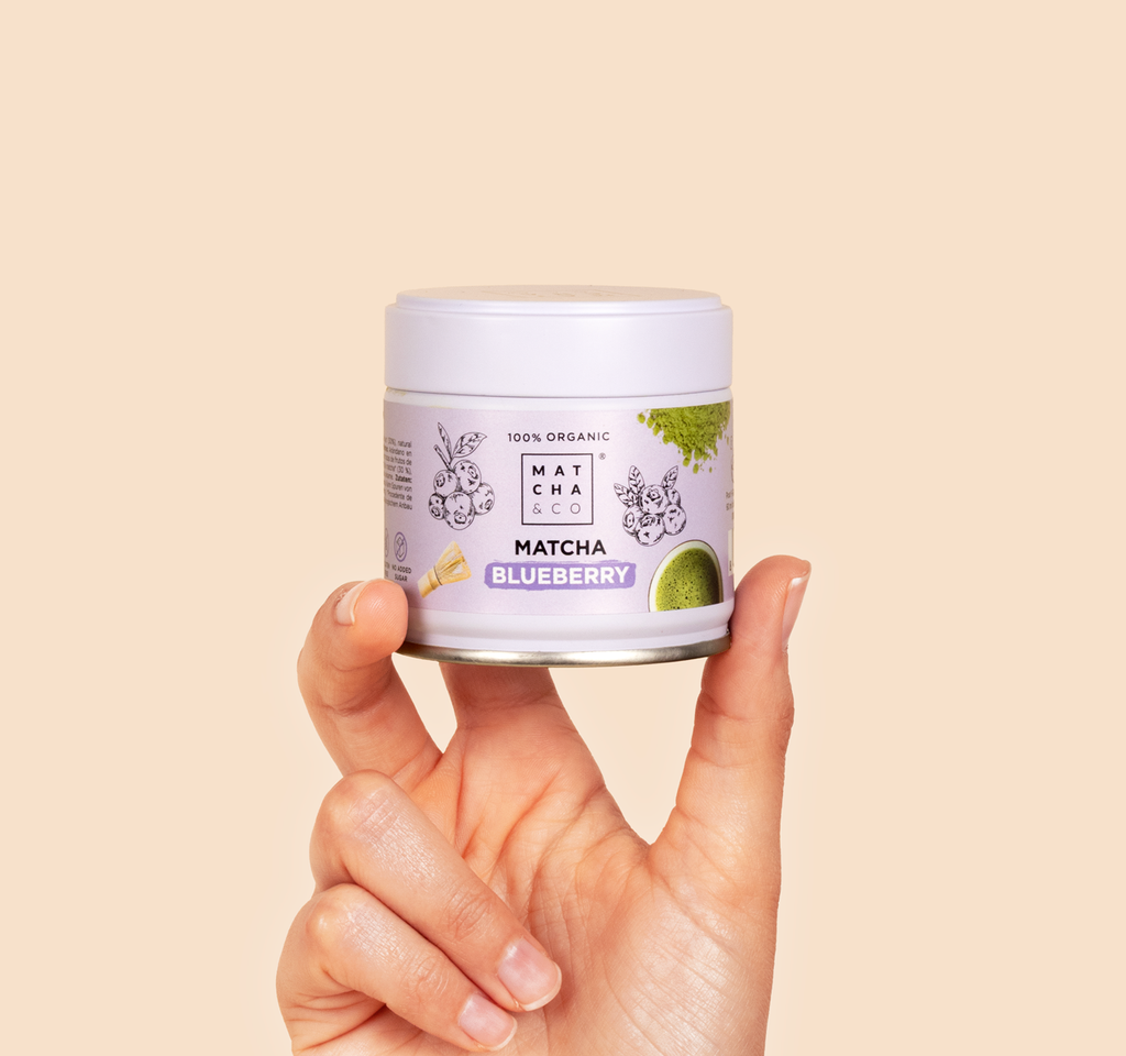Matcha biologico ai mirtilli: 80 g