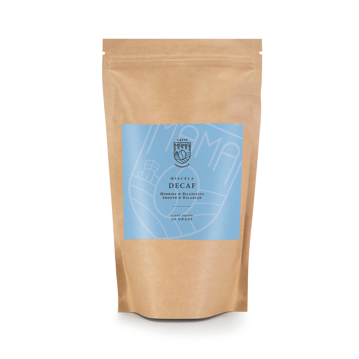 DECAF Caffè decaffeinato dal carattere spiccato, grani 250g