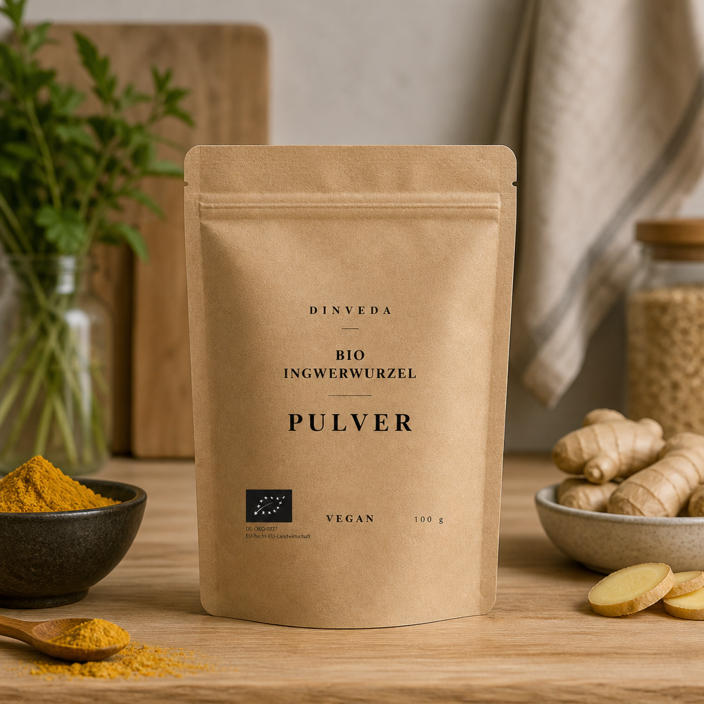 Polvere biologica di zenzero per tè cucina e bevande calde