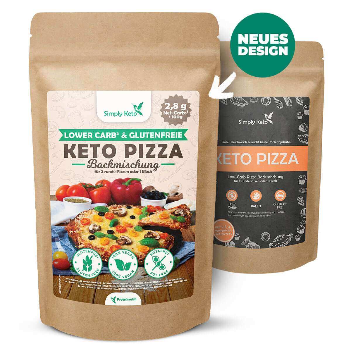 Mix per pizza keto a basso contenuto di carboidrati