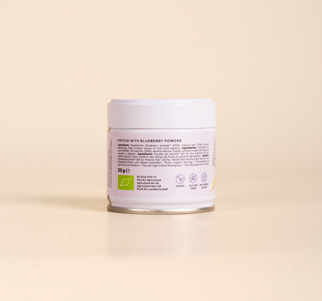 Matcha biologico ai mirtilli: 80 g
