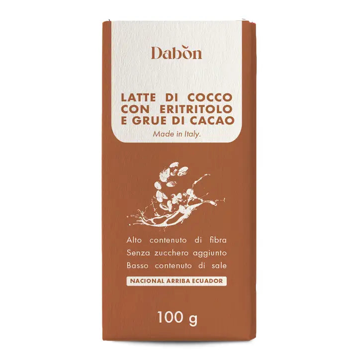 Tavoletta al latte di cocco con Grue di cacao - IN ARRIVO