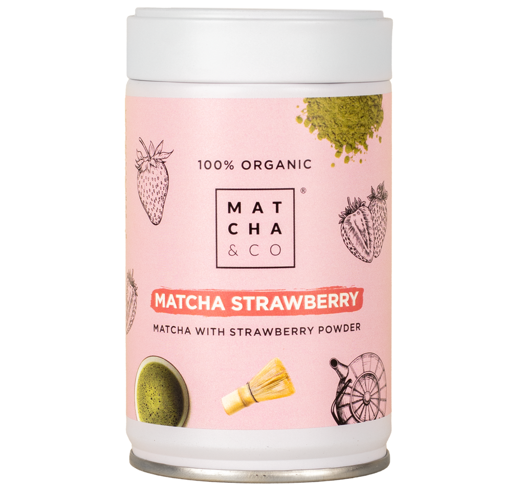 Matcha biologico alla fragola: 30 g