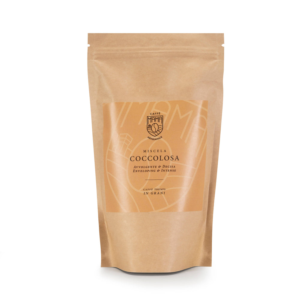 COCCOLOSA Miscela ricca e morbida, caffè in grani 250g