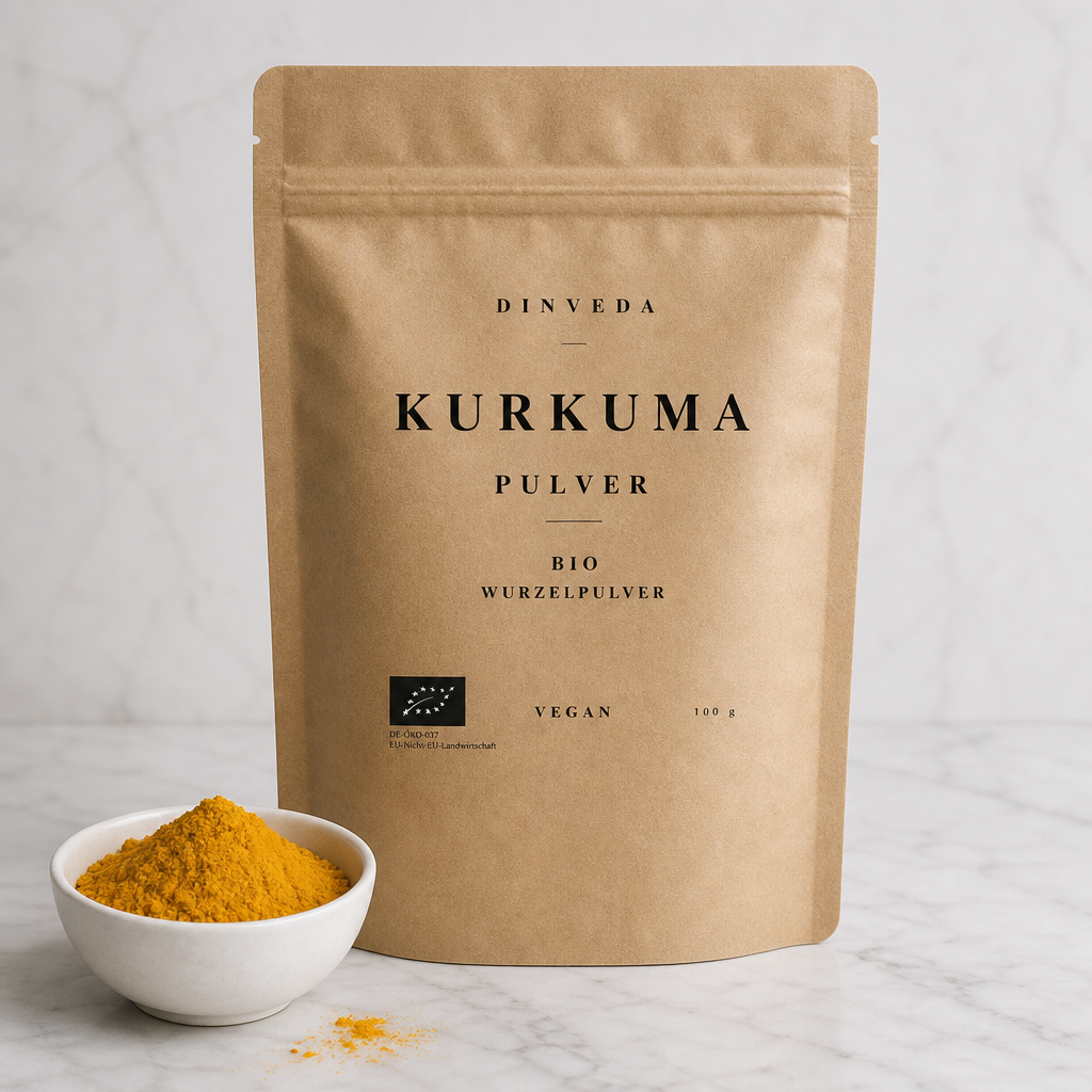 Polvere biologica di curcuma  per latte d'oro, curry e cucina