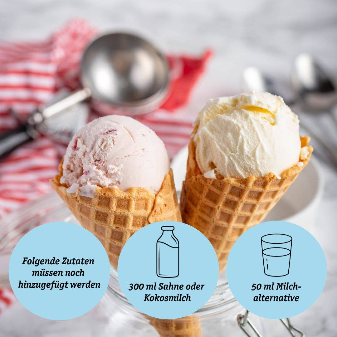 Gelato alla vaniglia a basso contenuto di carboidrati - Keto-friendly