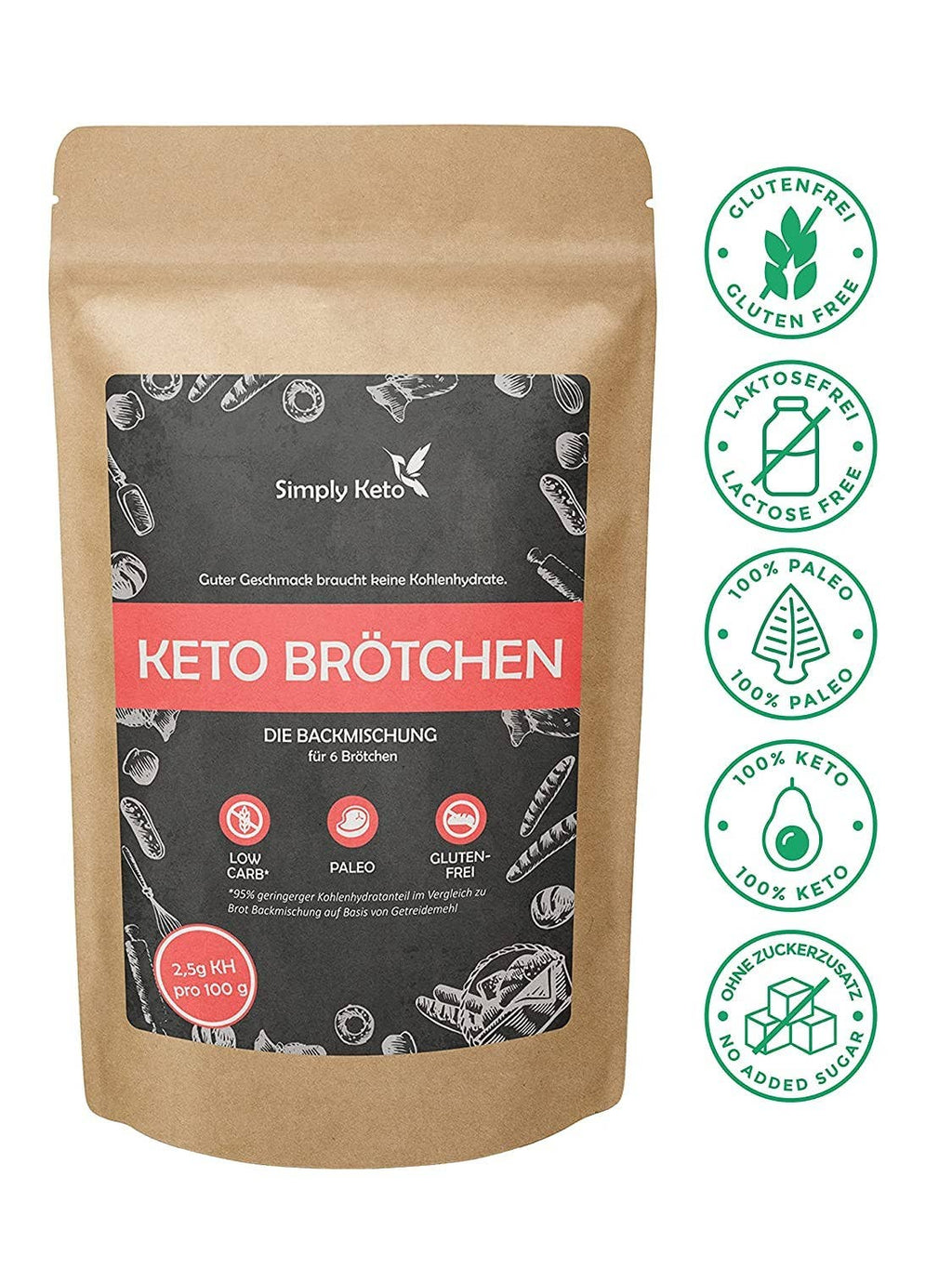 Mix per panini keto a basso contenuto di carboidrati