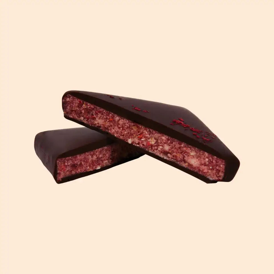 Cioccolatini  lampone e macadamia - 20 gr