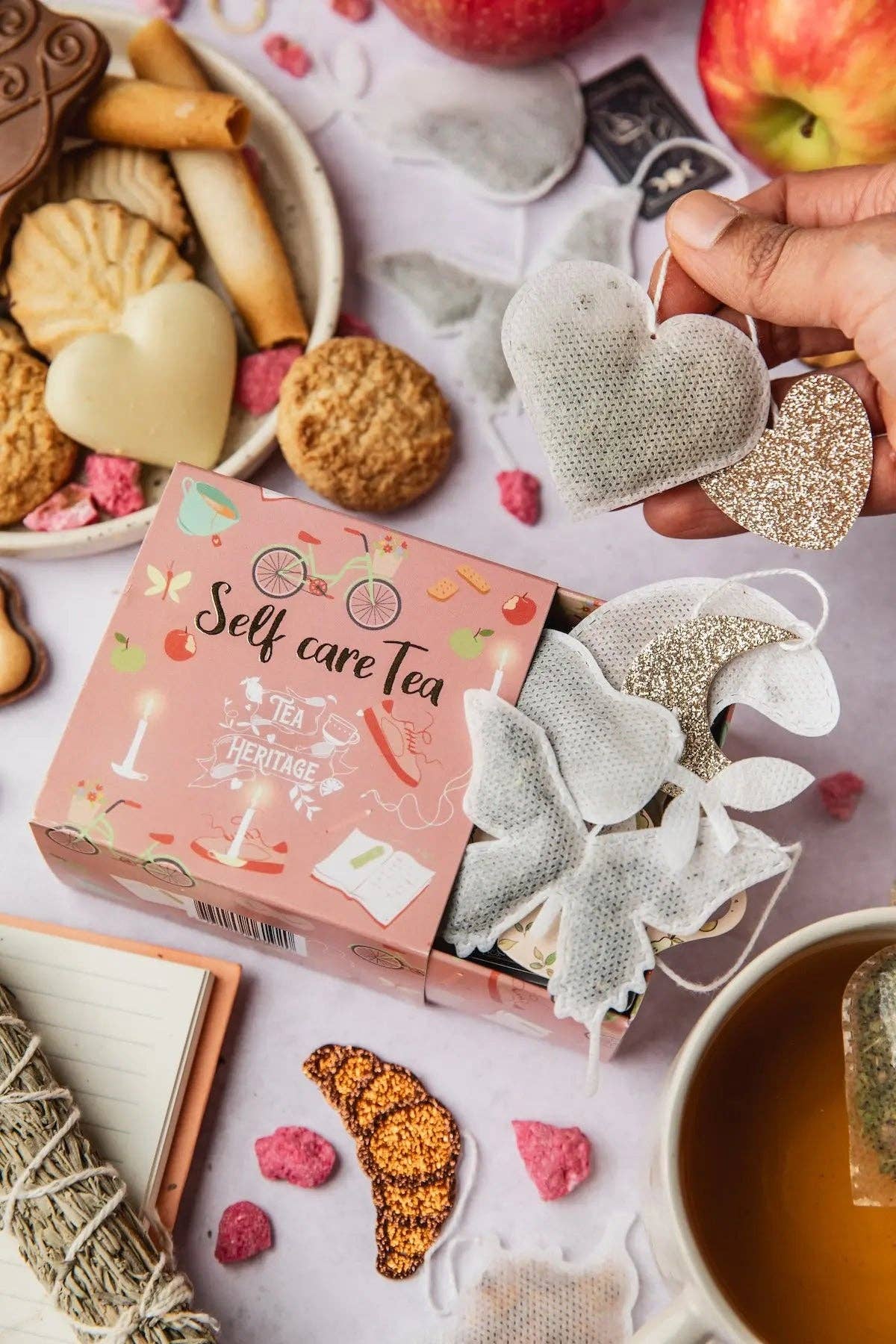 Cofanetto di Tè Self Care Tea – 10 Bustine a Forme Cocooning