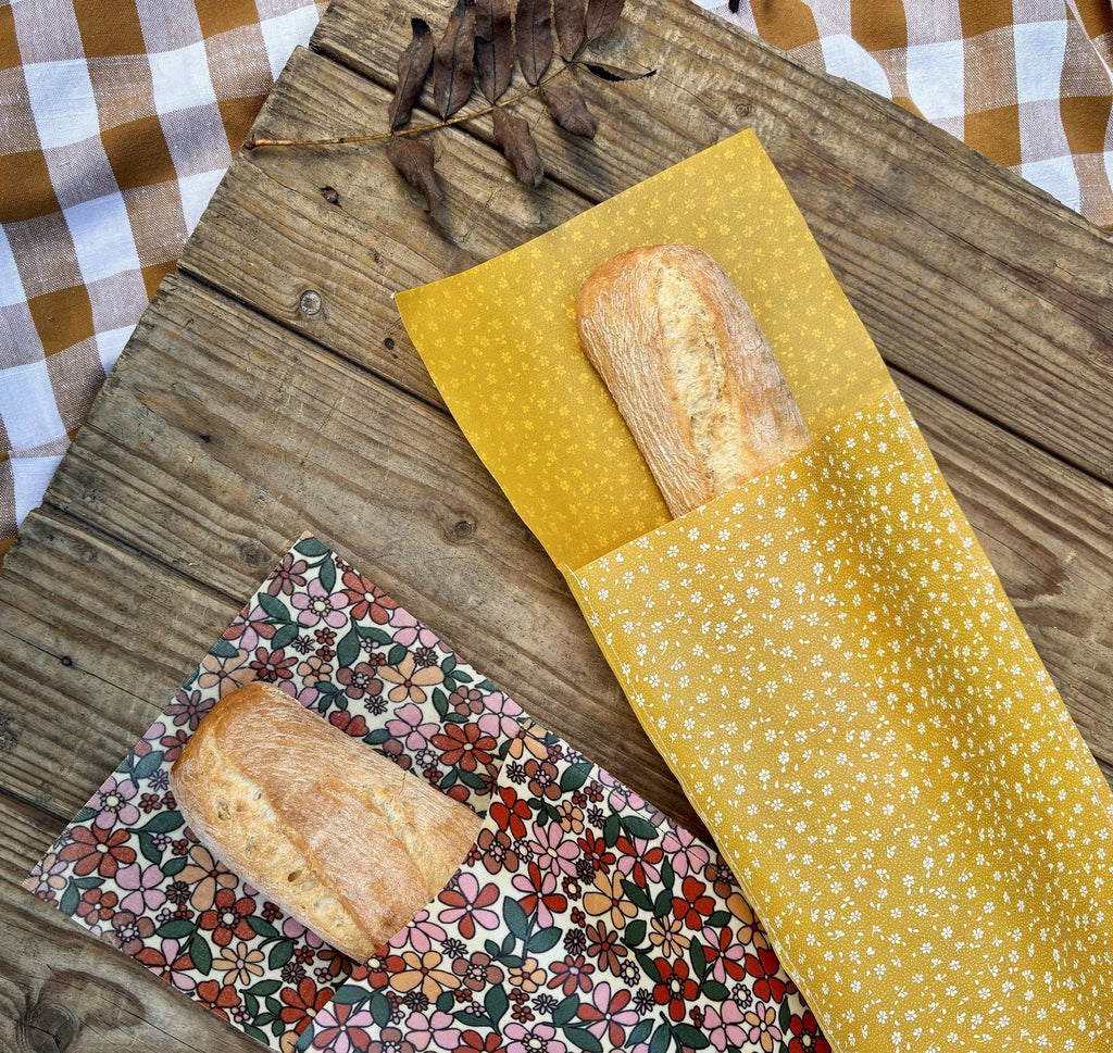 Sacchetto per baguette in cera d'api