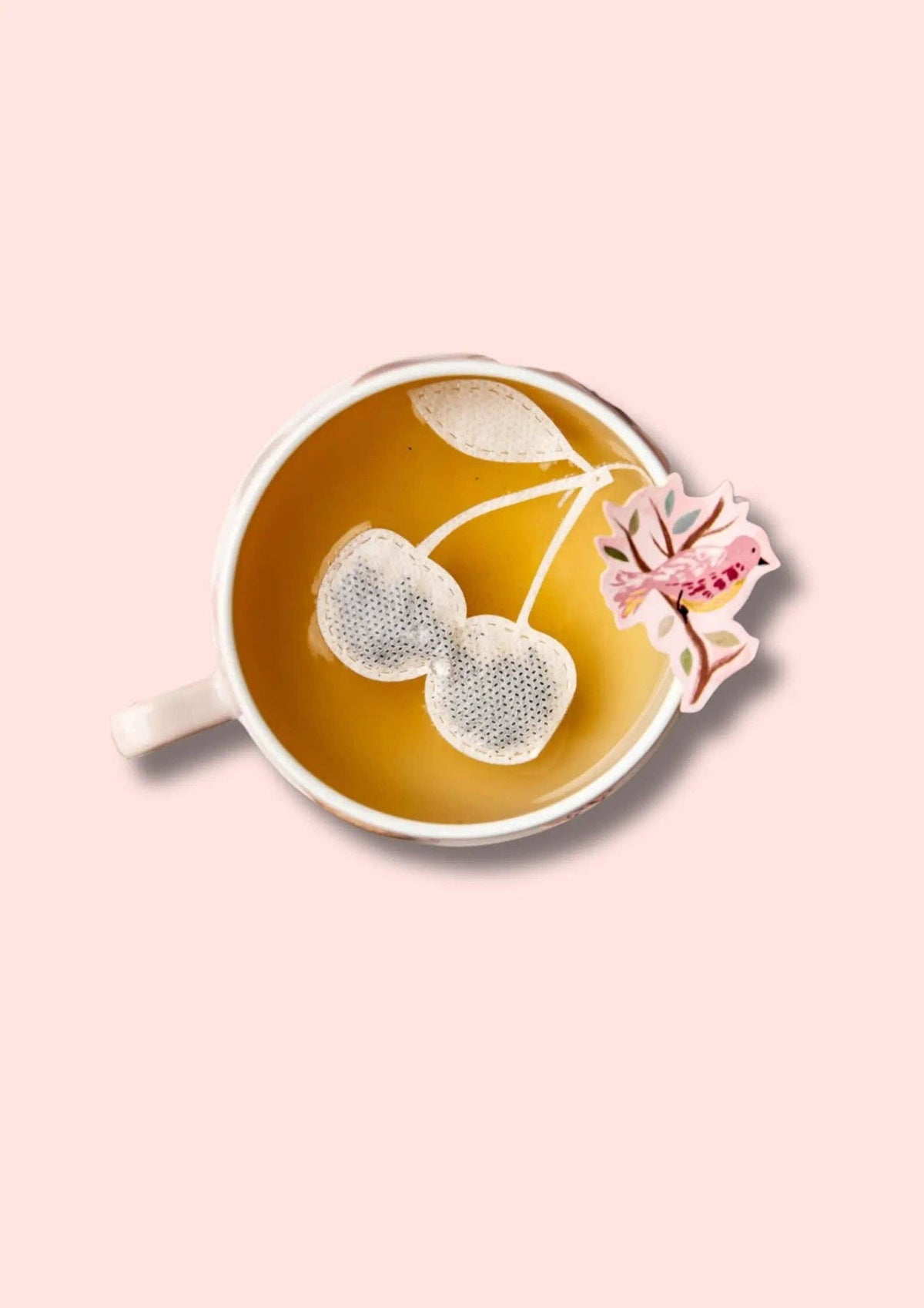Bustine di tè biologico a forma di ciliegia — Realizzate artigianalmente · x5: English Breakfast