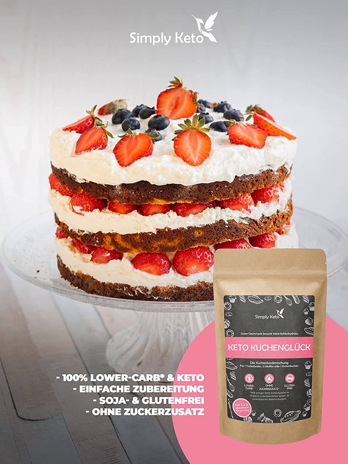 Preparato per dolci Keto Happiness