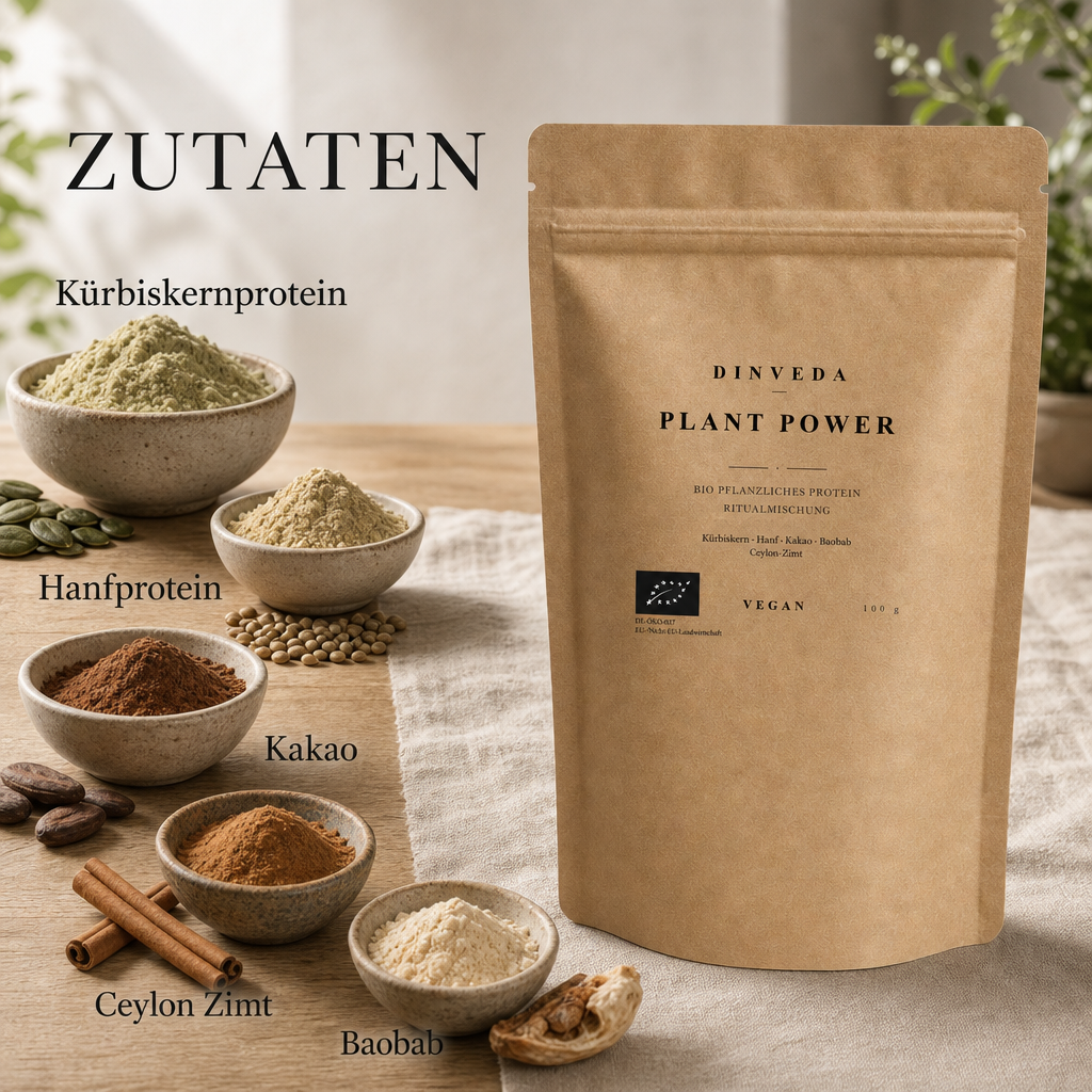 Plant Power – Miscela proteica biologica con proteine di semi di zucca, canapa e cacao