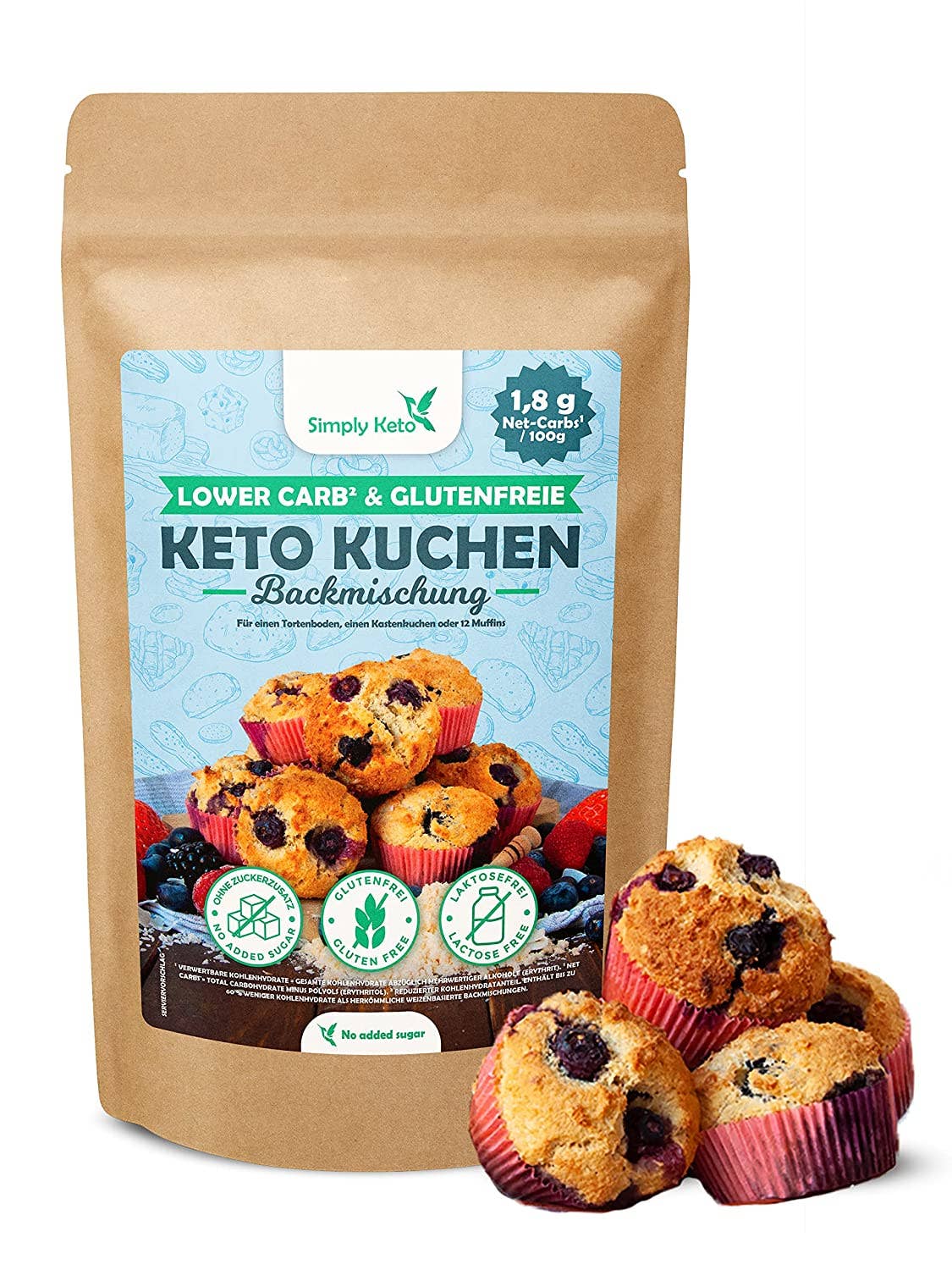 Miscela per torta keto senza zucchero