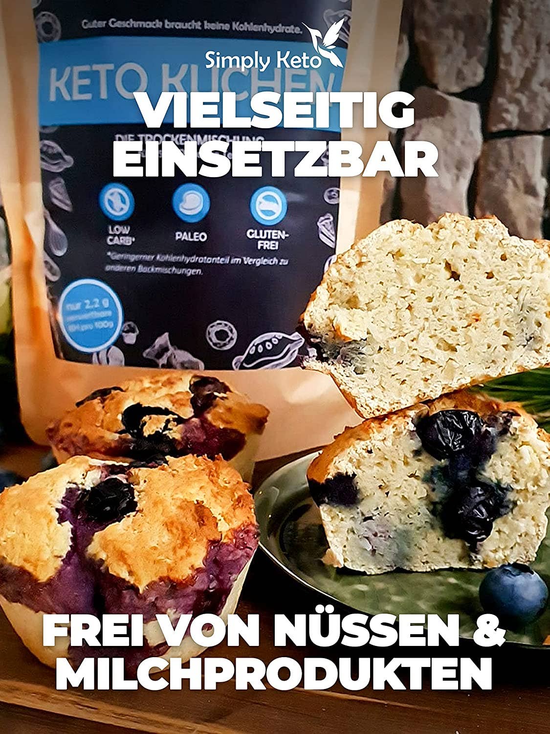 Miscela per torta keto senza zucchero