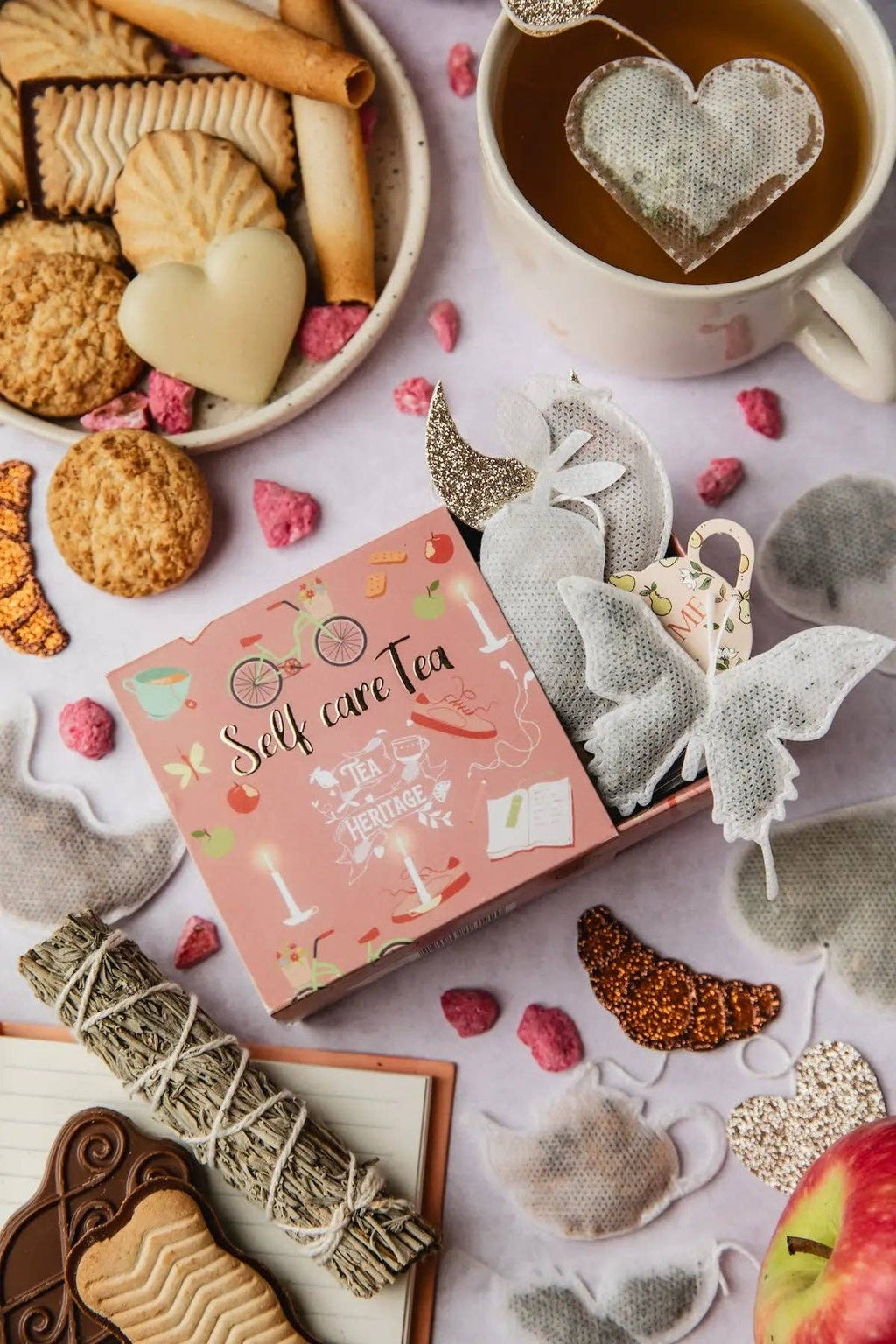 Cofanetto di Tè Self Care Tea – 10 Bustine a Forme Cocooning