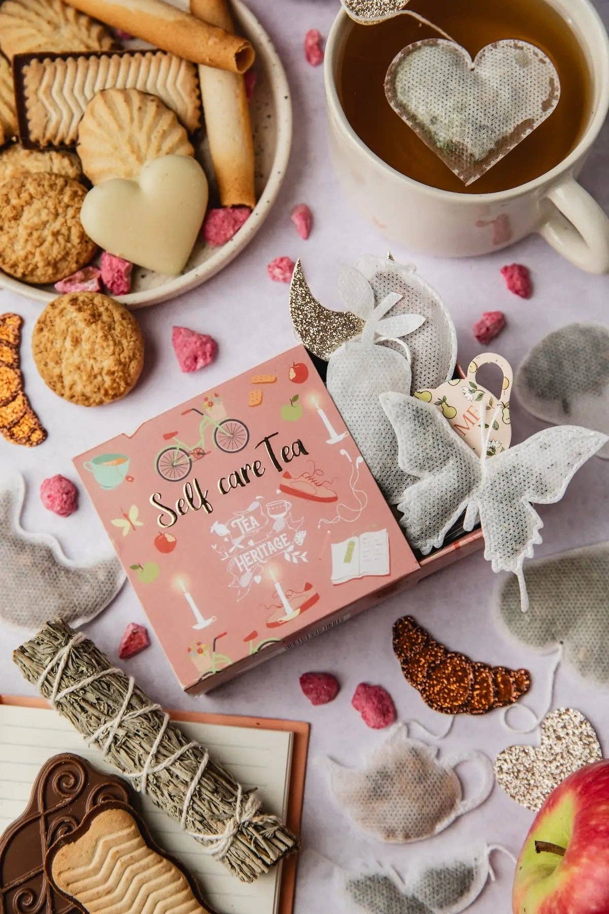 Cofanetto di Tè Self Care Tea – 10 Bustine a Forme Cocooning
