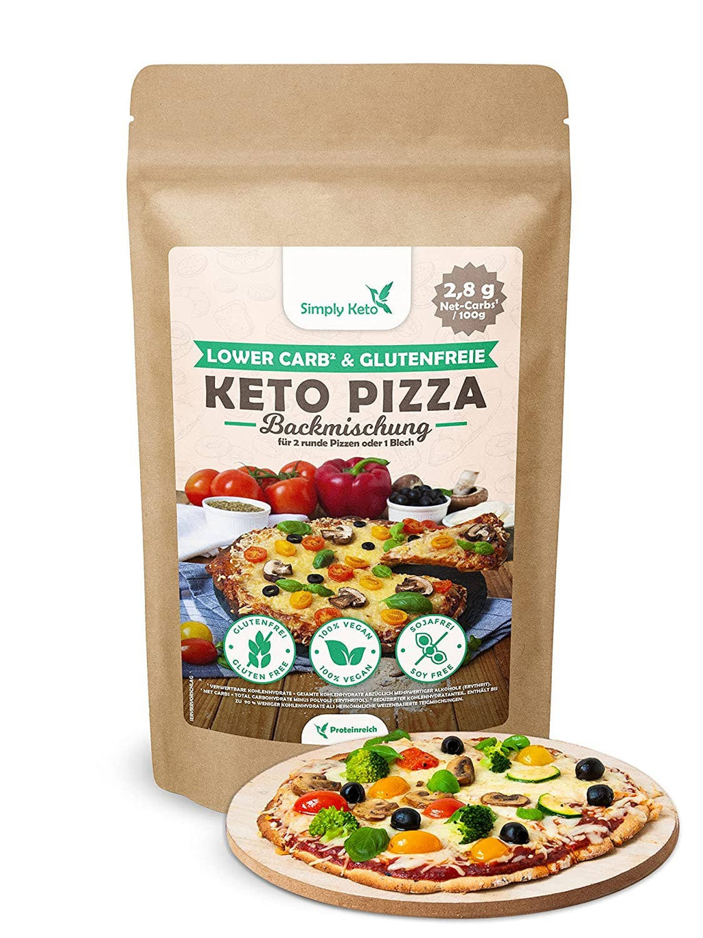 Mix per pizza keto a basso contenuto di carboidrati