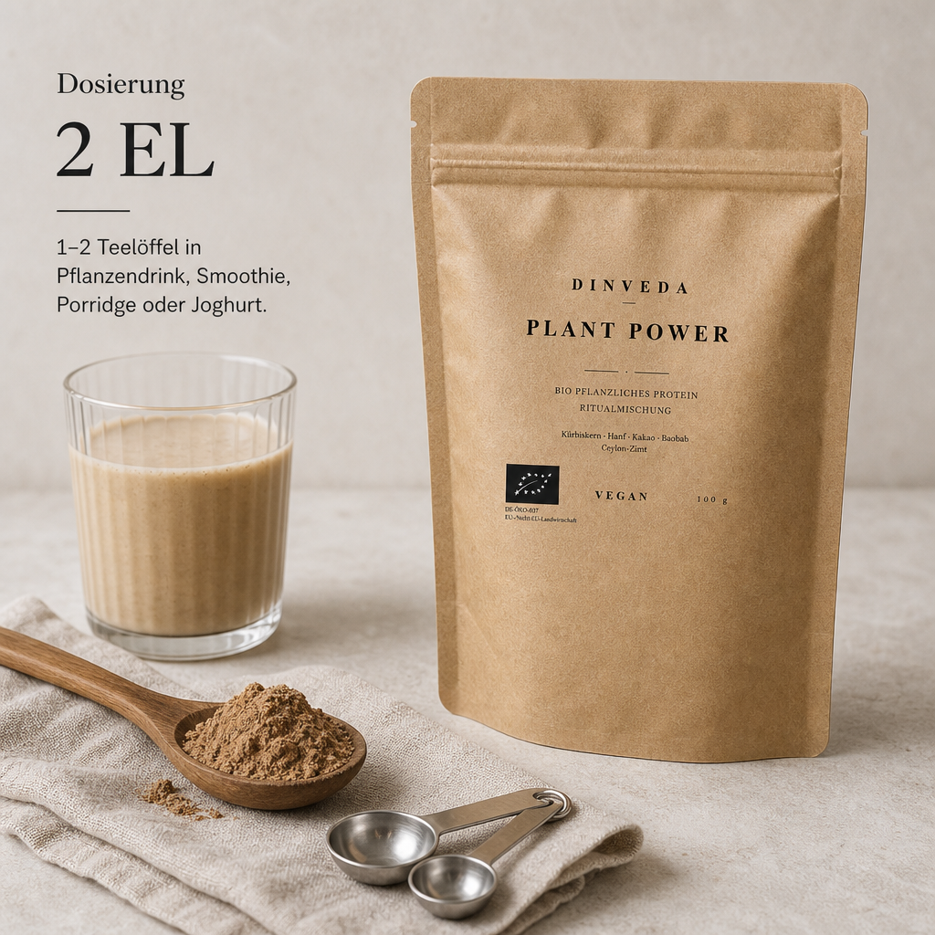 Plant Power – Miscela proteica biologica con proteine di semi di zucca, canapa e cacao
