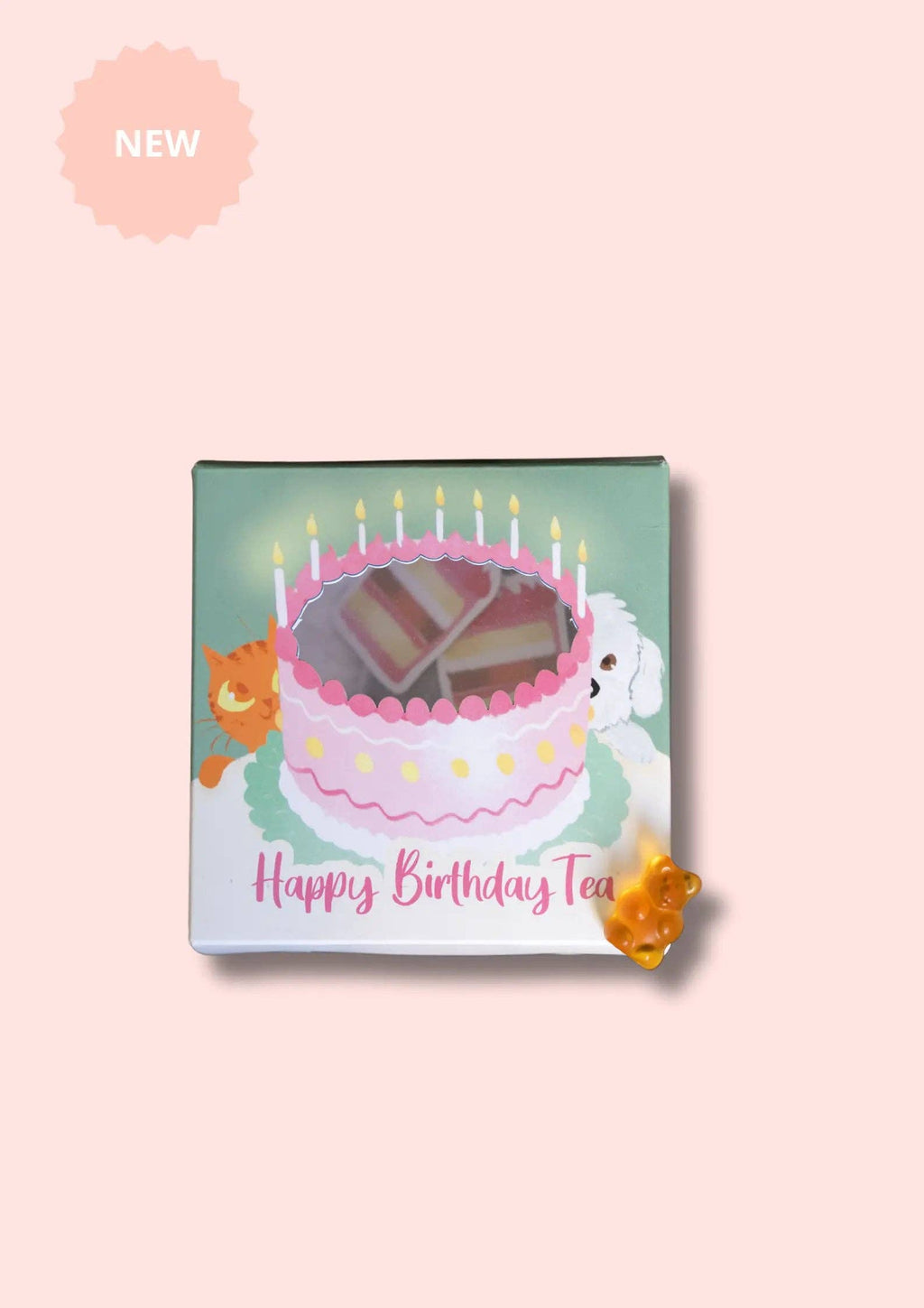 Confezione Regalo Compleanno Tè – 10 Bustine a Forma di Torta