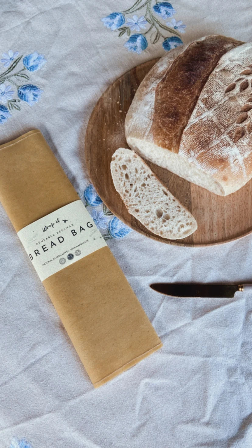 Sacchetto per pane in cera d'api