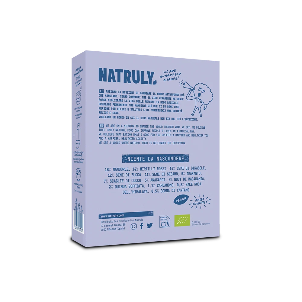 GRANOLA MIRTILLI E CARDAMOMO | 325 GR