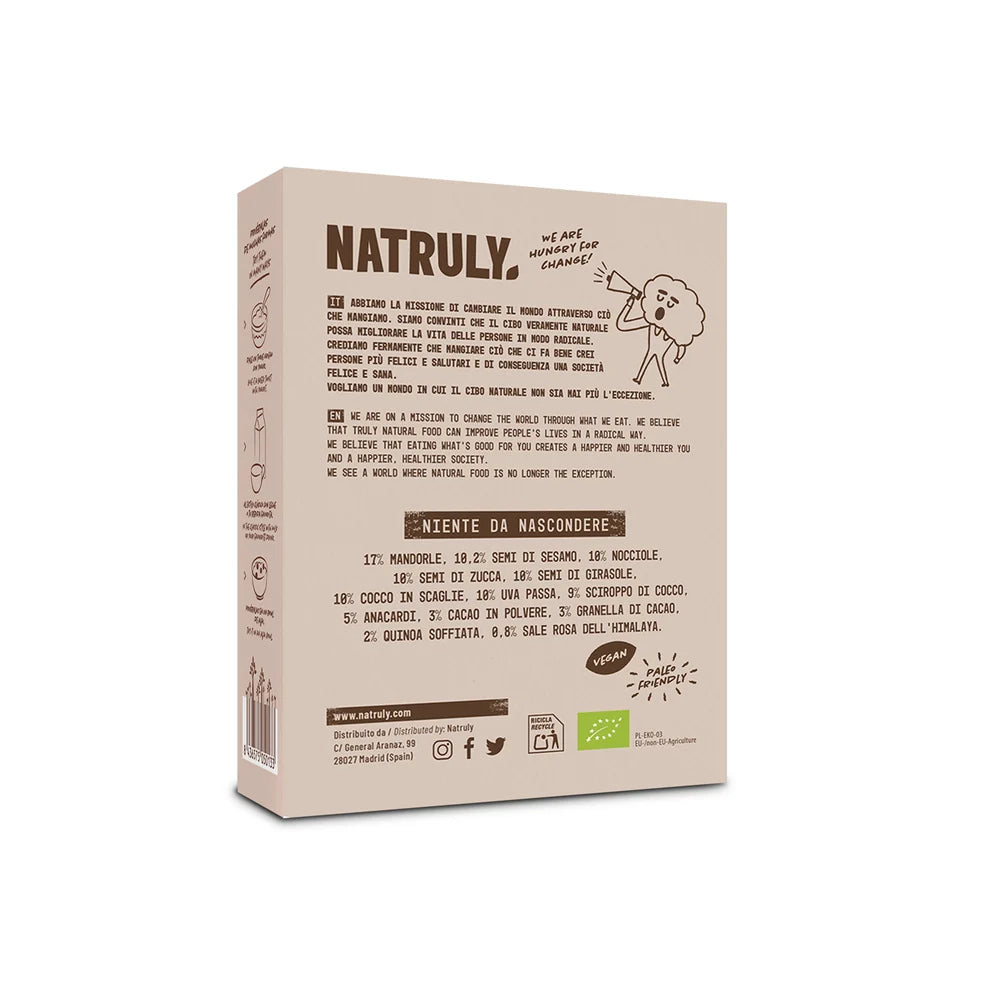 GRANOLA DI CACAO E QUINOA BIO | 325 GR