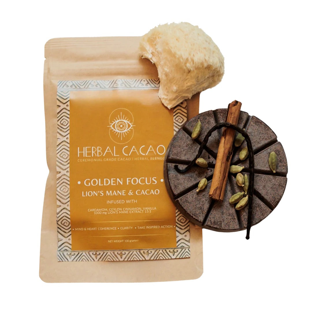 Lion's Mane & Cacao Cerimoniale Golden Focus