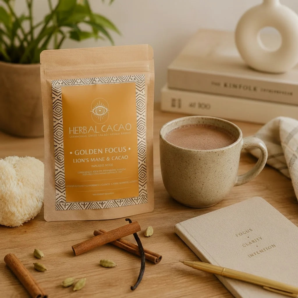 Lion's Mane & Cacao Cerimoniale Golden Focus