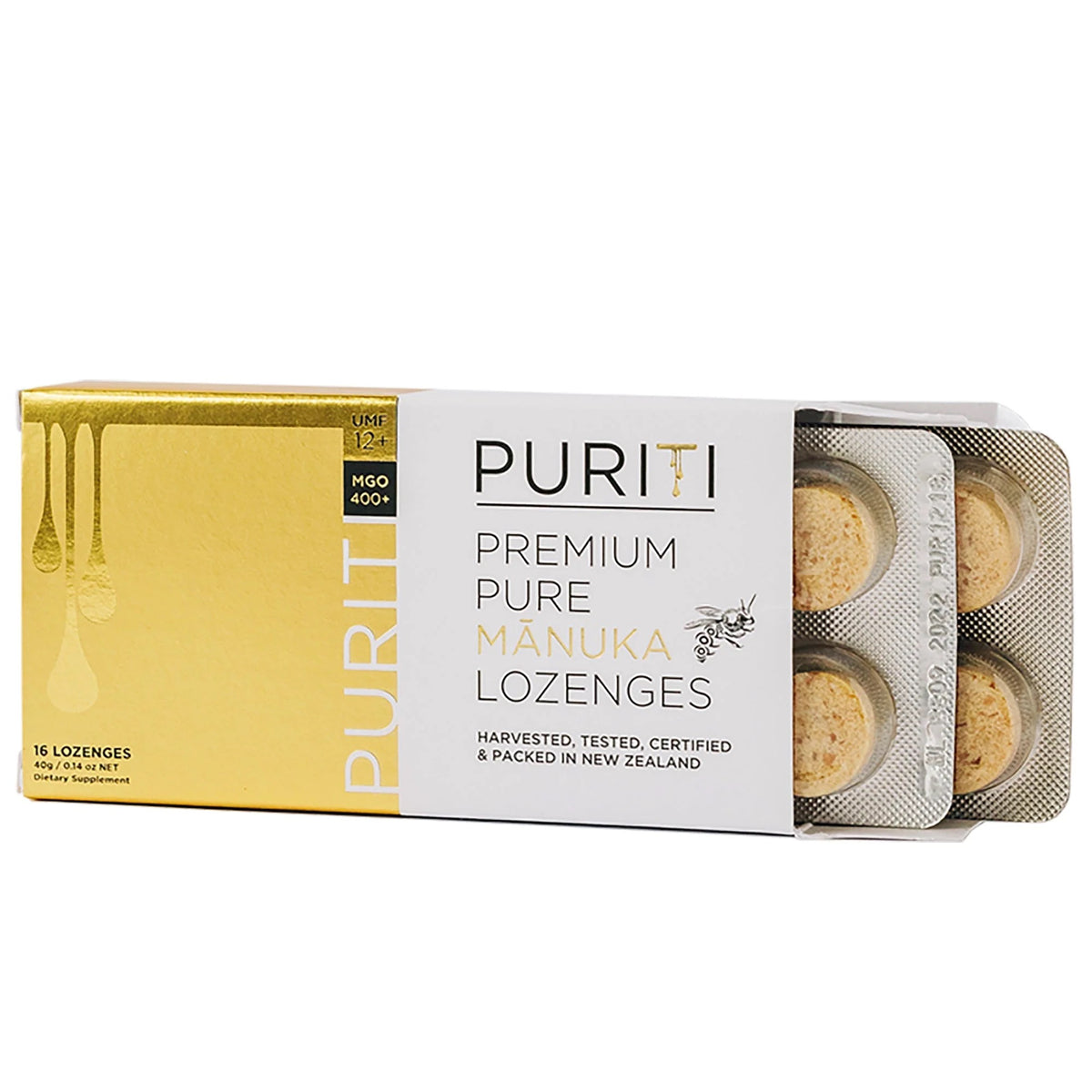 PURITI caramelle Al Miele Di Manuka MGO 400+ 20g