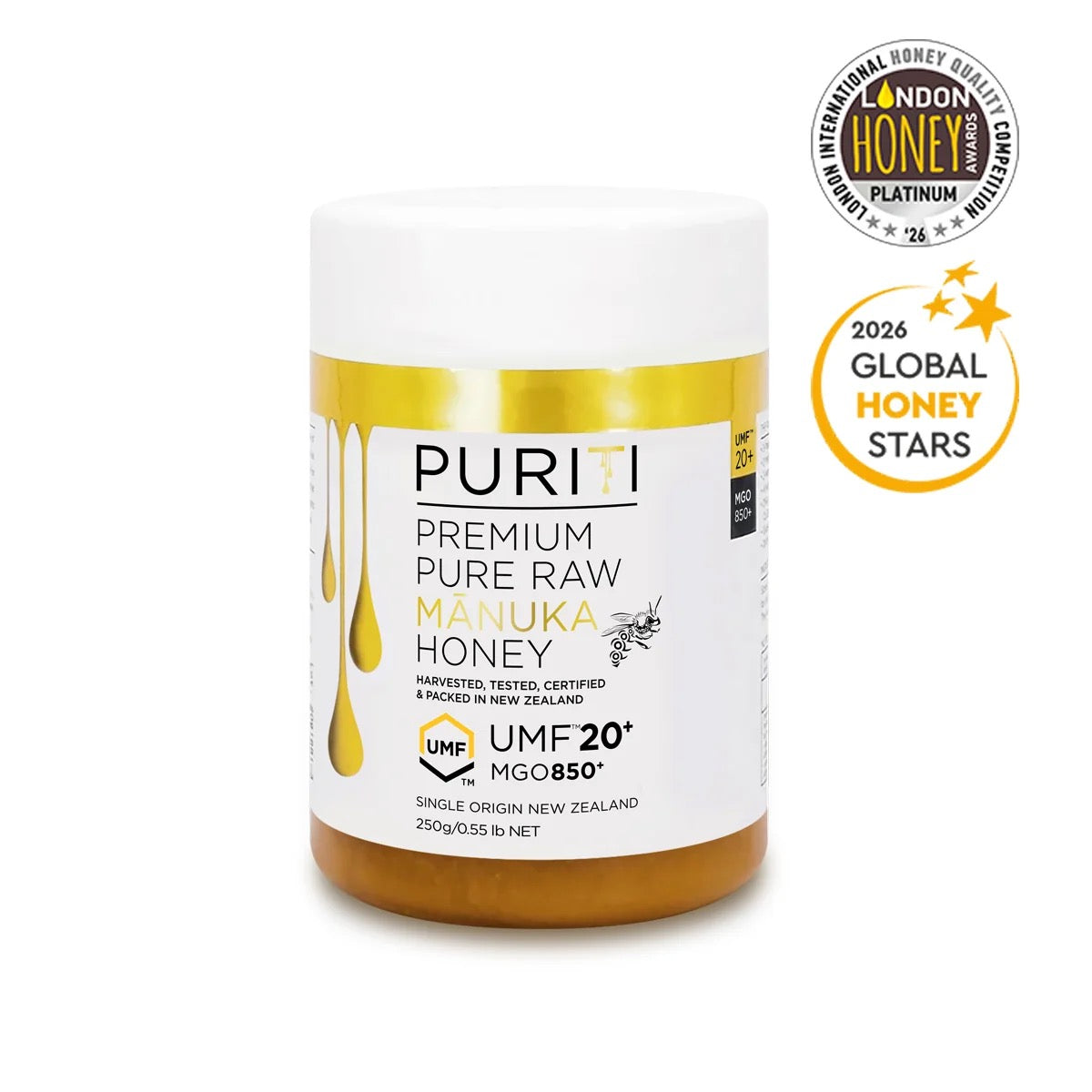 PURITI Miele di Manuka MGO 850+ 120 g