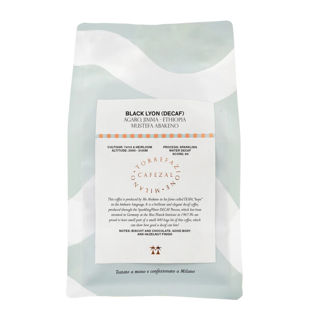 Black Lyon - Ethiopia decaffeinato in grani 250 gr