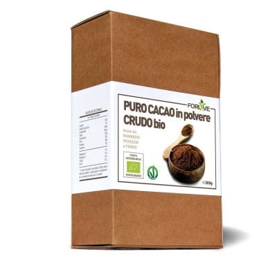 Cacao puro in polvere crudo BIO 200 gr