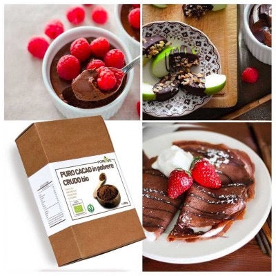 Cacao puro in polvere crudo BIO 200 gr