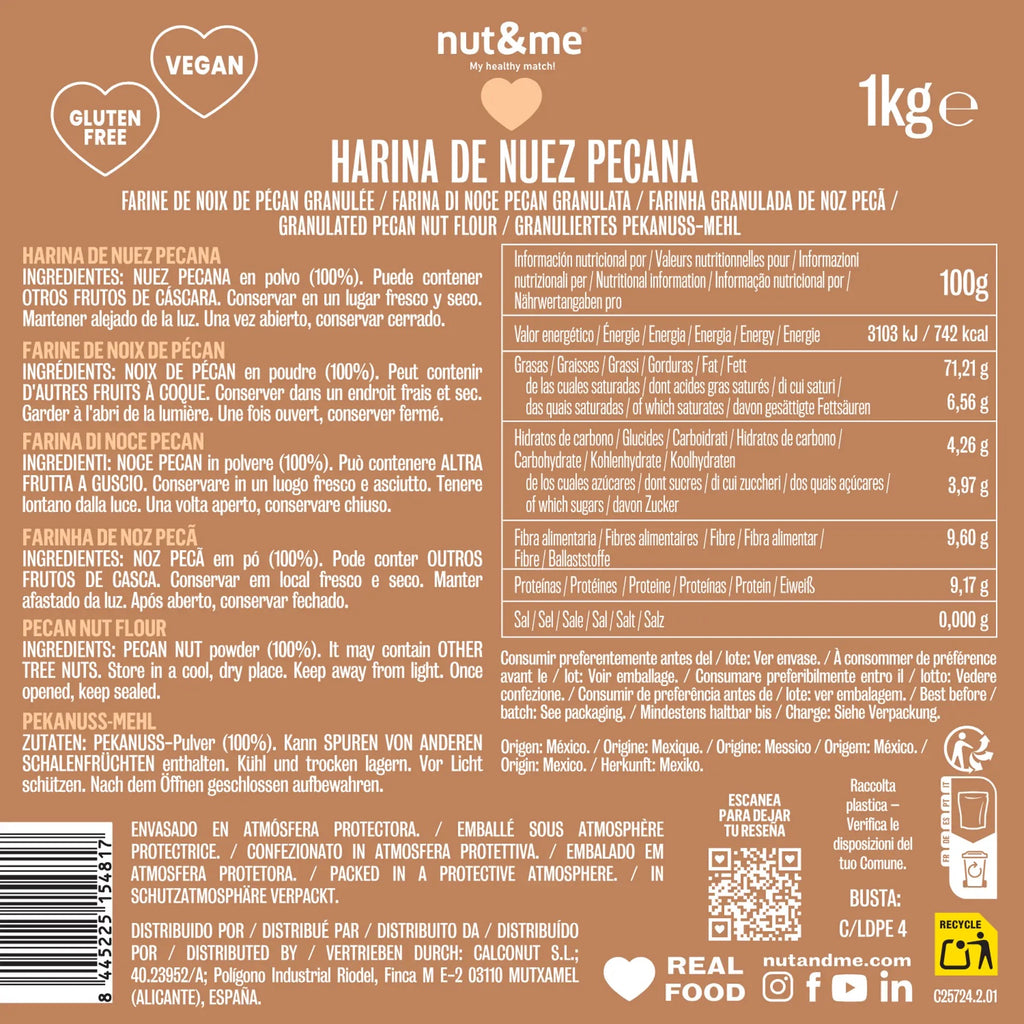 FARINA DI NOCI PECAN 1KG