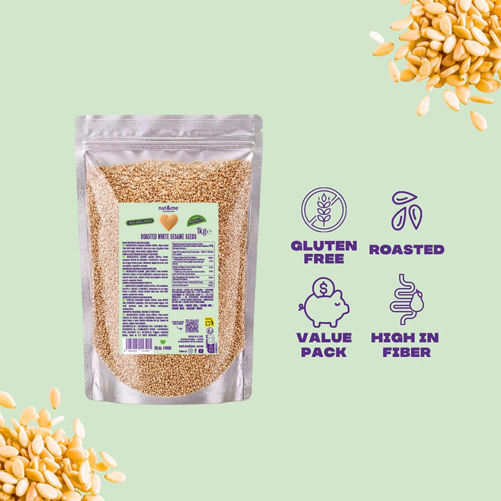Semi di Sesamo Bianco Tostati - 1 kg
