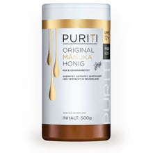 PURITI Miele di Manuka MGO 400+ 500 g dalla Nuova Zelanda