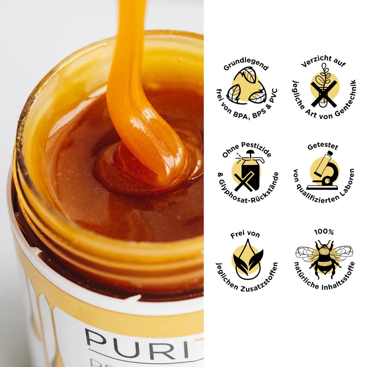 PURITI Miele di Manuka MGO 400+ 500 g dalla Nuova Zelanda