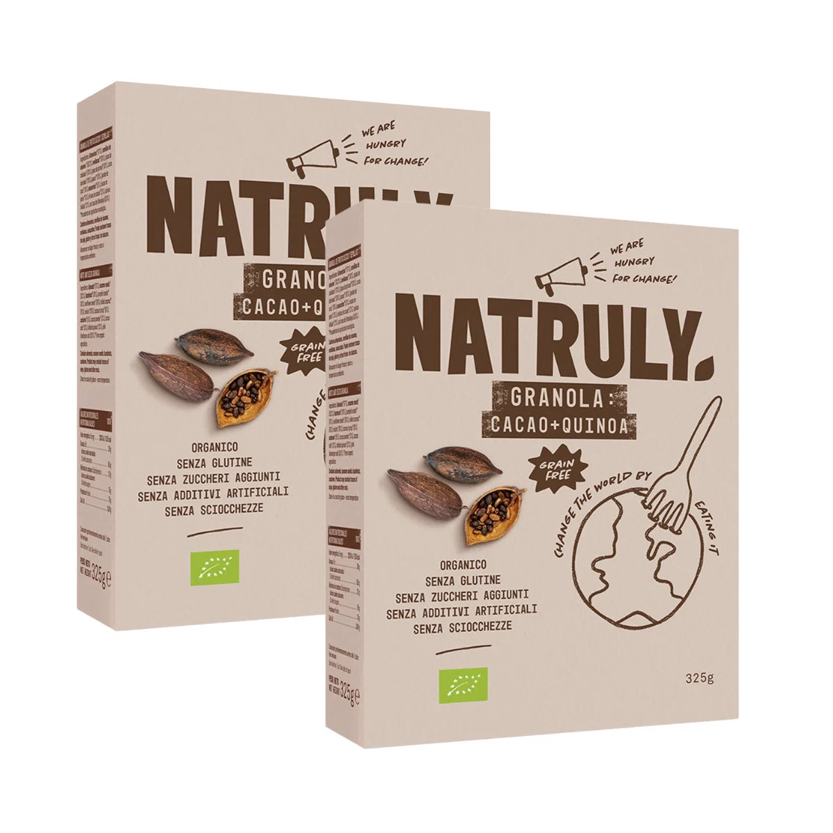 GRANOLA DI CACAO E QUINOA BIO | 325 GR
