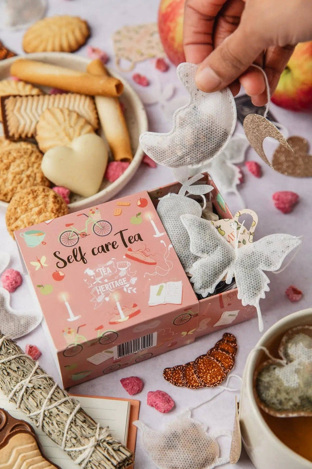 Cofanetto di Tè Self Care Tea – 10 Bustine a Forme Cocooning