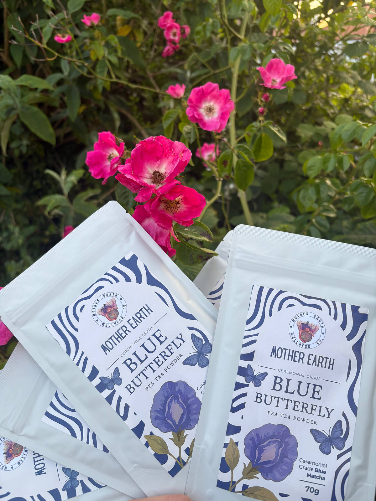 Matcha blu di grado cerimoniale - Polvere di tè Butterfly Pea blu