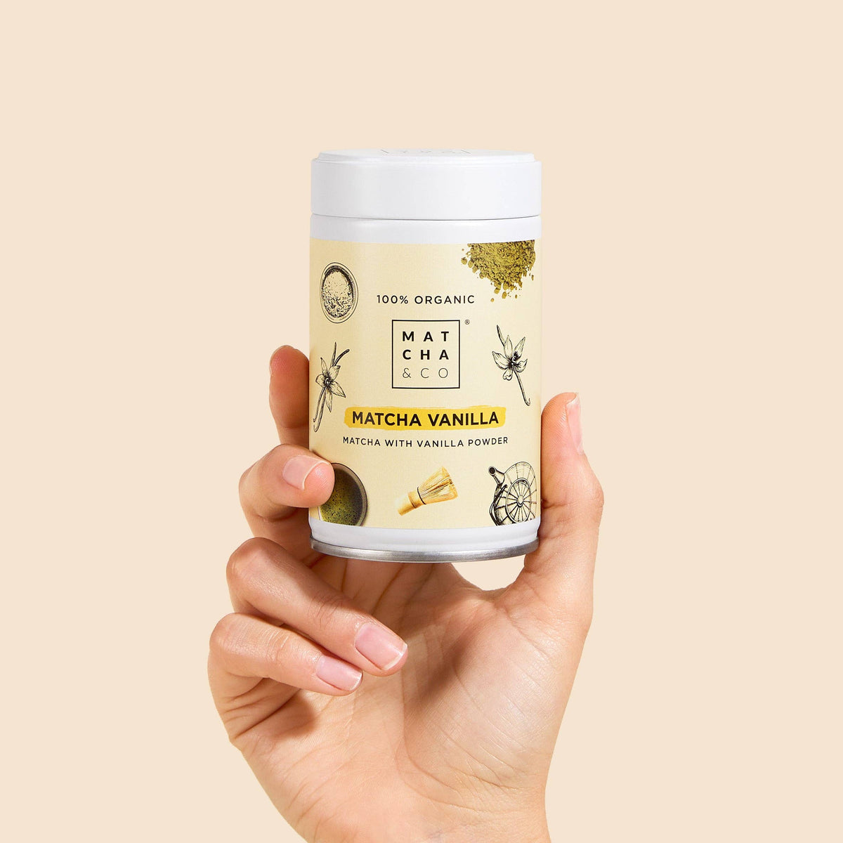 Matcha biologico alla vaniglia: 30 grammi
