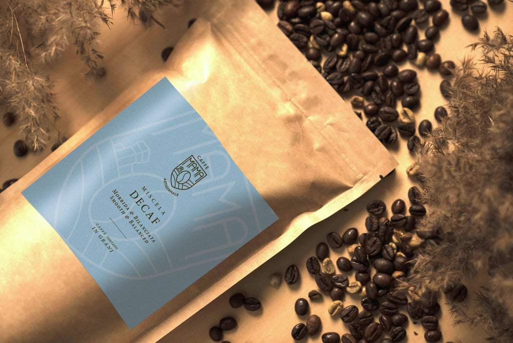 DECAF Caffè decaffeinato dal carattere spiccato, grani 250g