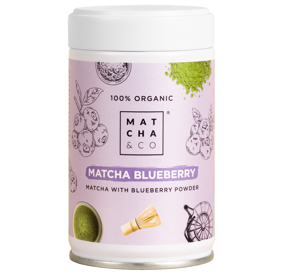 Matcha biologico ai mirtilli: 80 g